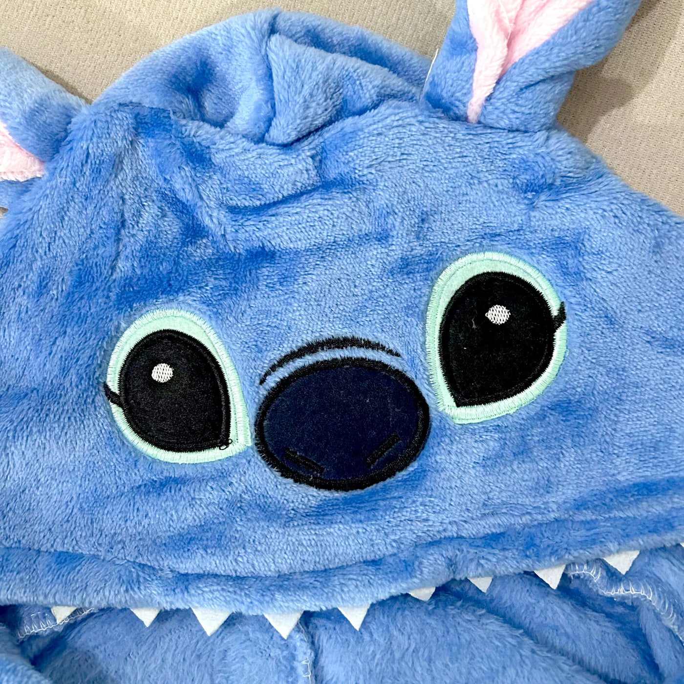 Macacao Stitch Peluciado Raizza Kids