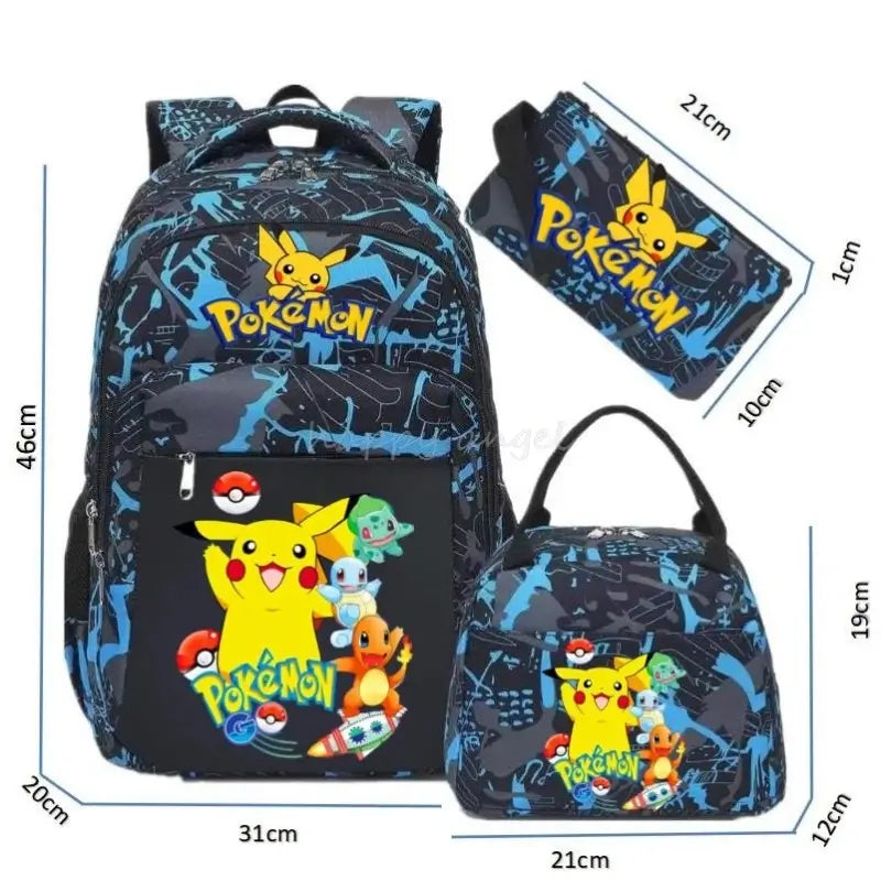 Mochila Pokemon Pikachu Raizza Kids