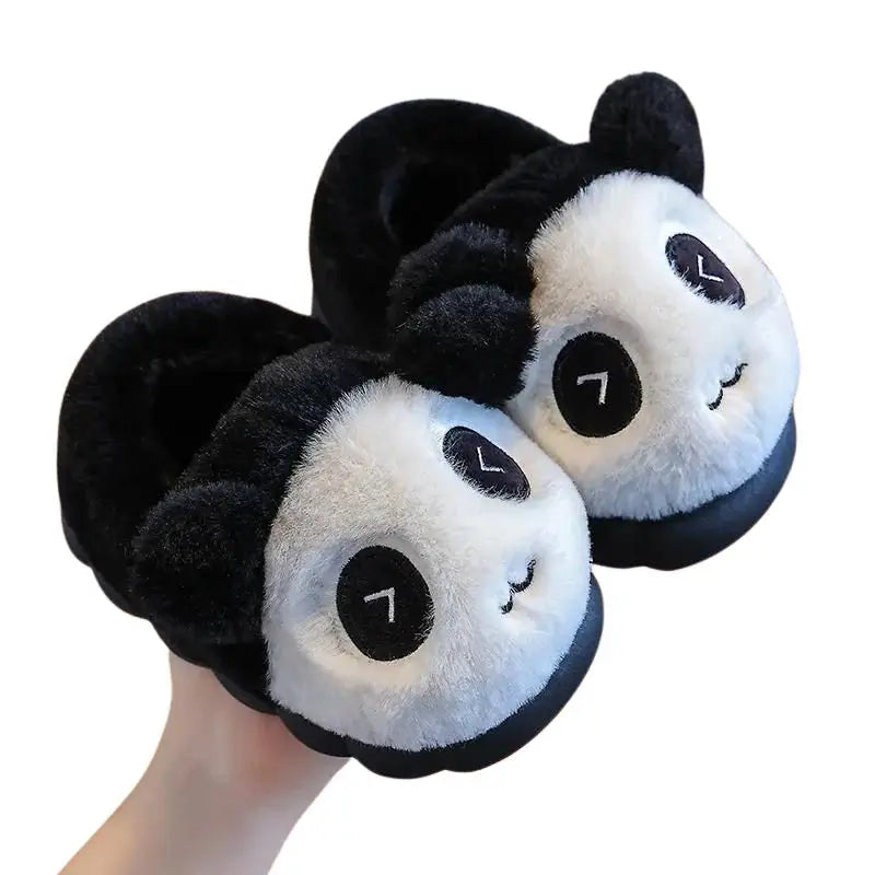 Pantufa-Infantil-de-Pelúcia-Panda-Raizza-Kids