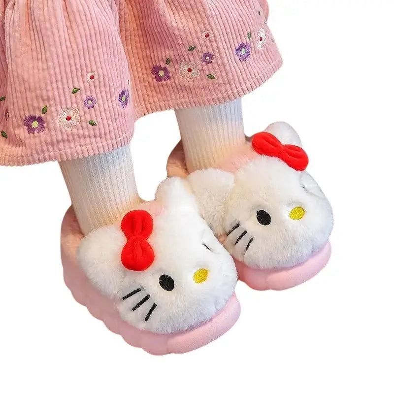 Pantufa-Infantil-de-Pelúcia-Hello-Kitty-Raizza-Kids