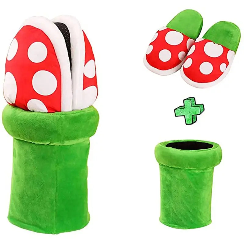 Pantufa Super Mario Cogumelo To Com Sono Pijamas