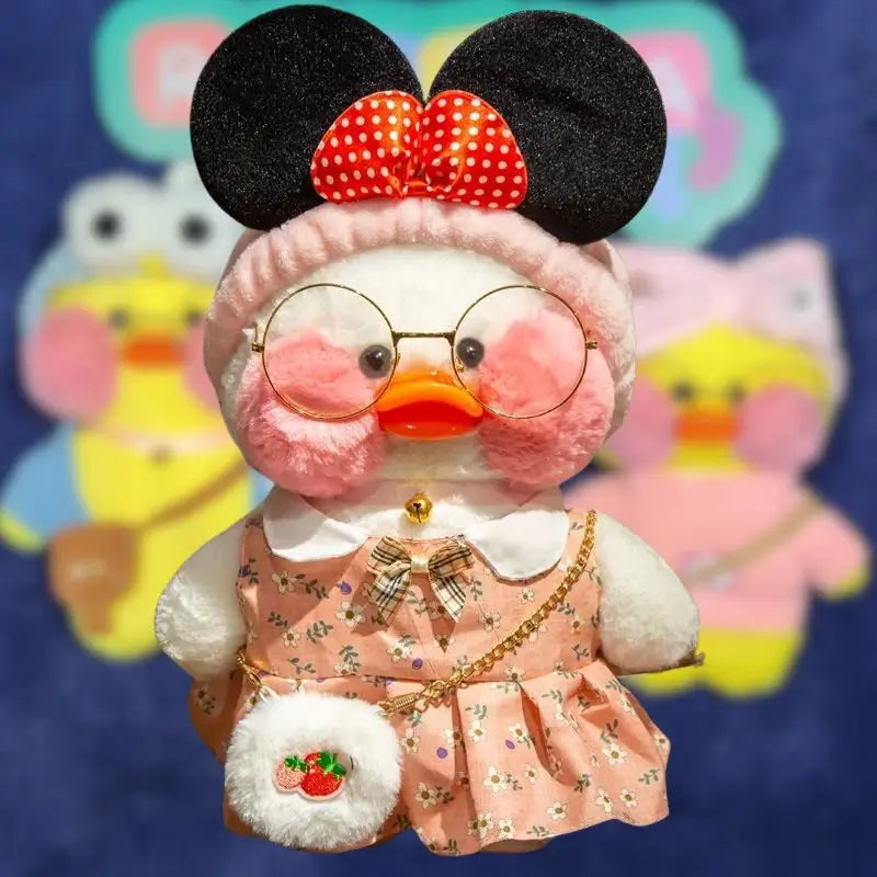 Paper-Duck-Rosa-Pato-Lalafanfan-Pelúcia-Raizza-Kids