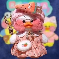 Paper-Duck-Rosa-Pato-Lalafanfan-Pelúcia-Raizza-Kids
