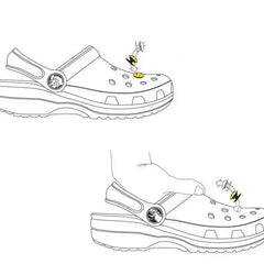 Par Farol Led para Sandalias Clog Raizza Kids