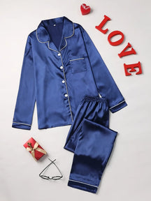 Pijama Americano Feminino Elegance detalhe visual 6 Raizza Kids