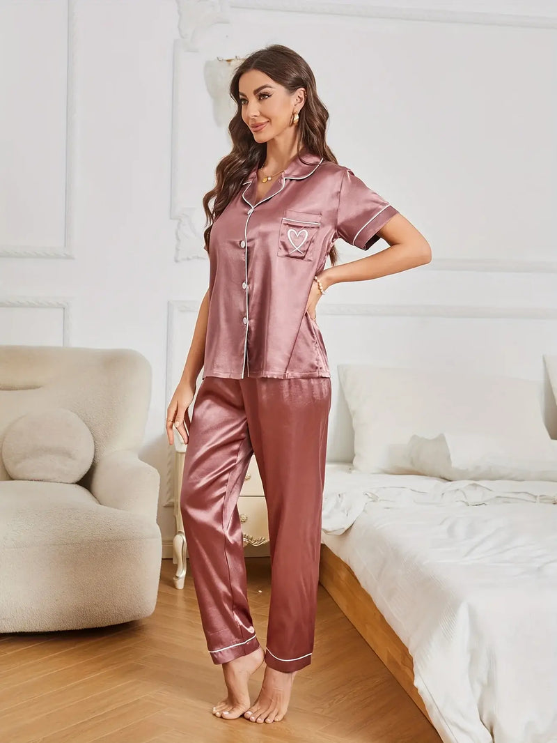 Pijama Americano Feminino Love vista principal Raizza Kids