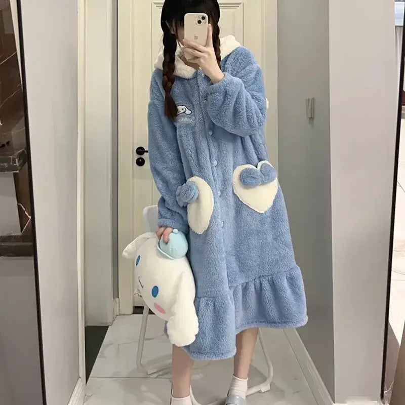 Pijama Feminino Hello Kitty e Cinnamoroll to com sono pijamas