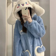 Pijama Feminino Hello Kitty e Cinnamoroll to com sono pijamas