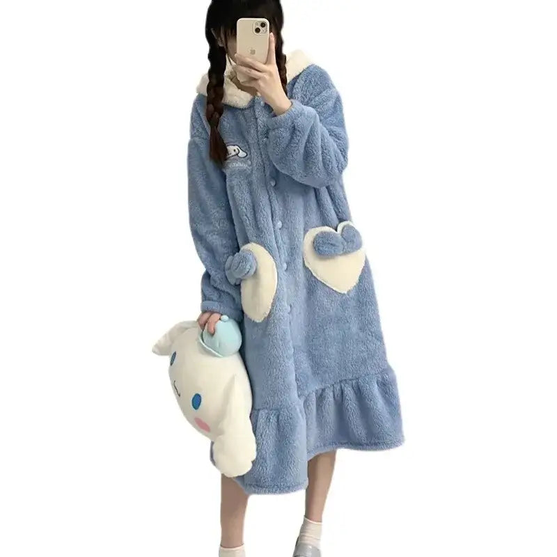 Pijama Feminino Hello Kitty e Cinnamoroll to com sono pijamas