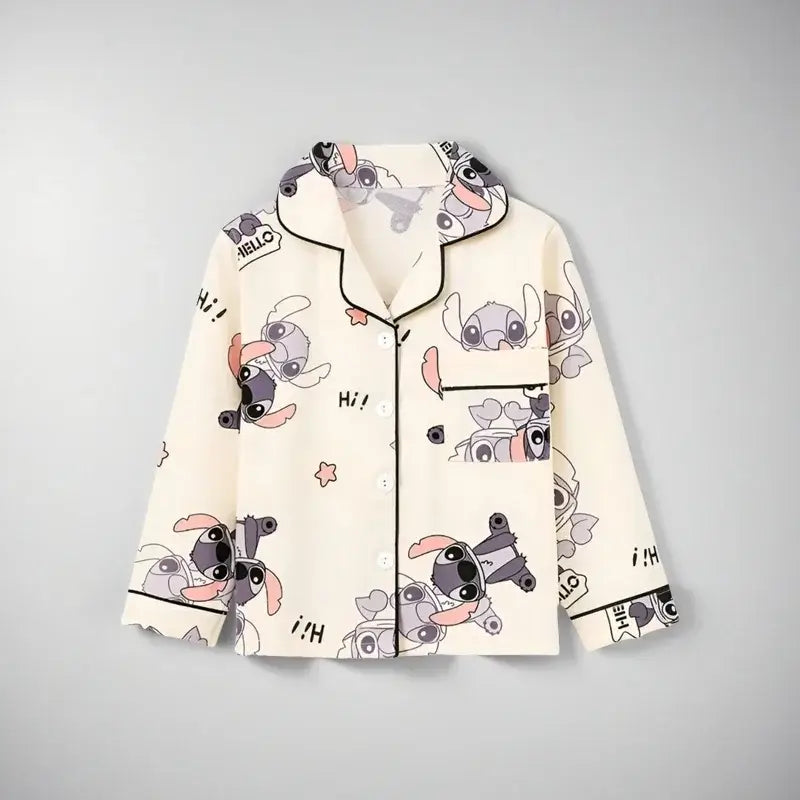 Pijama Infantil Stitch Premium To Com Sono Pijamas
