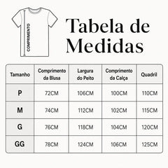 Pijama Masculino Gênova Raizza Kids