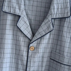 Pijama Masculino Xadrez de Algodão detalhe visual 10 Raizza Kids