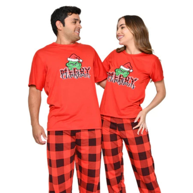 Pijama Natal Manga Longa Família Unissex