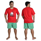 Pijama Natal Vermelho Familia Unissex Raizza Kids