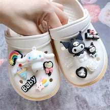 Pingentes Crocs Hello Kitty, Kuromi e Cinnamoroll Raizza Kids