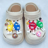 Pingentes Crocs M&Ms Raizza Kids
