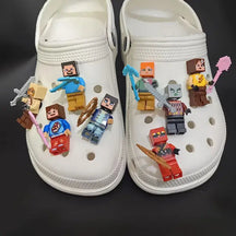 Pingentes Crocs Minecraft Raizza Kids