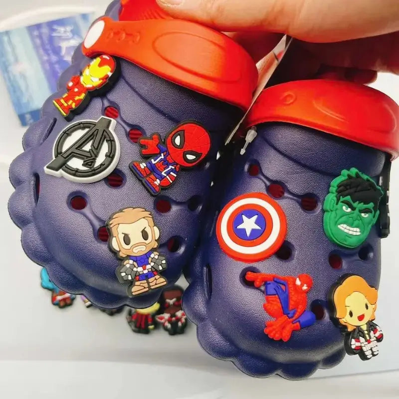 Pingentes Crocs Super Herois Raizza Kids