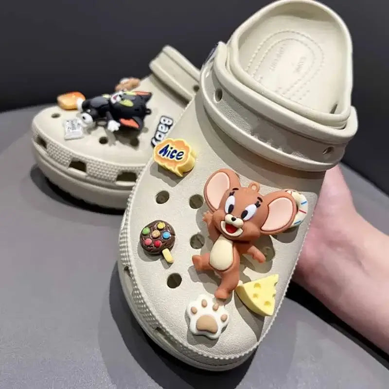 Pingentes Crocs Tom e Jerry Raizza Kids