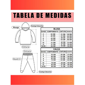 Conjunto Infantil Moletom Roblox