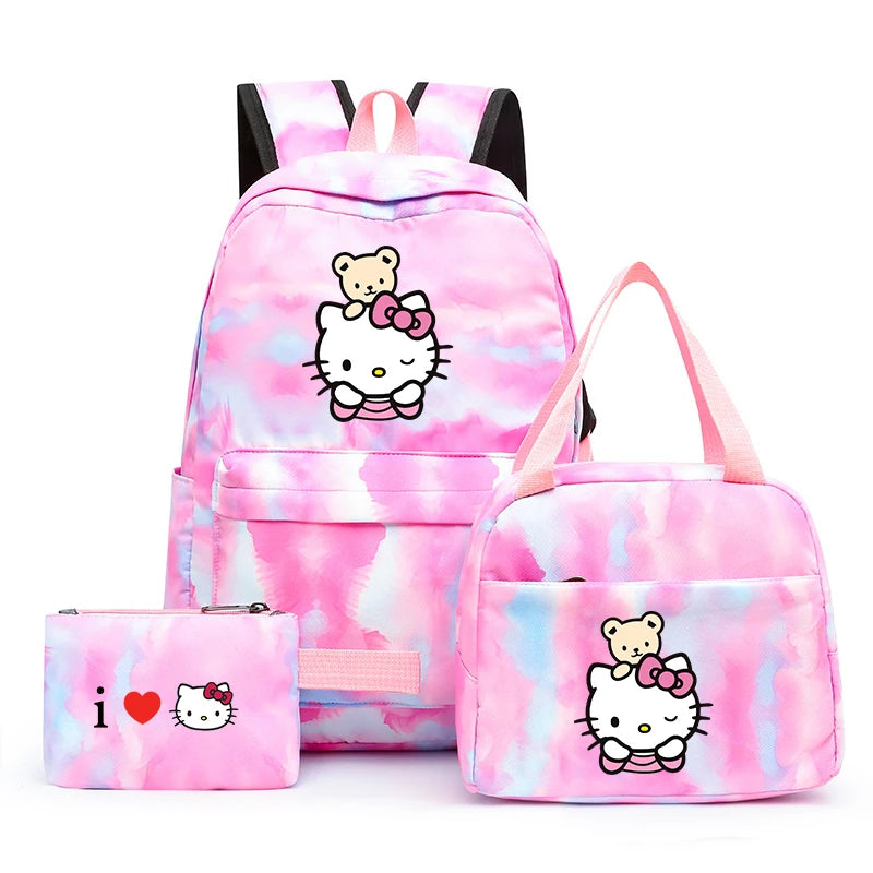 Mochila Escolar Hello Kitty