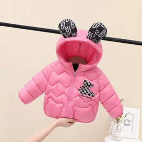 Jaqueta Puffer Infantil Casaco do Mickey