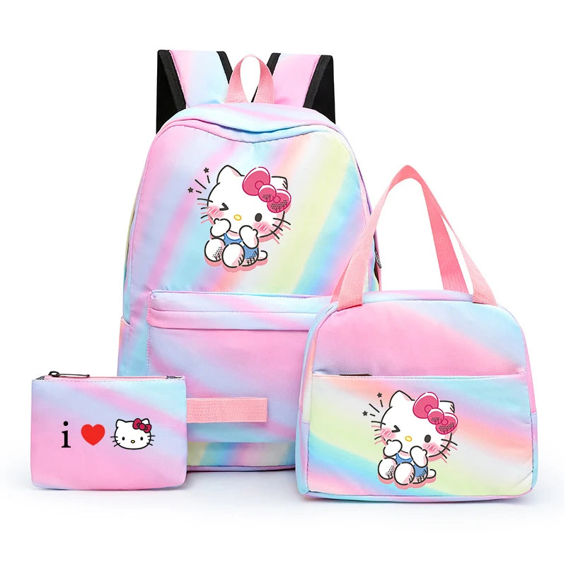 Mochila Escolar Hello Kitty