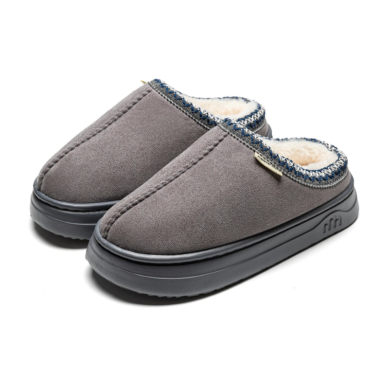Pantufa Botinha Peluciada Adulto cor Cinza tamanho 40-41 Raizza Kids