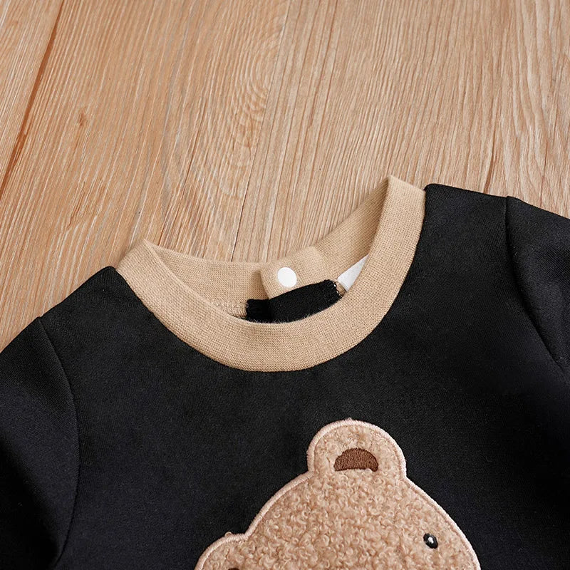 Macacão Bebê Ursinho Teddy Bordado detalhe 6 Raizza Kids