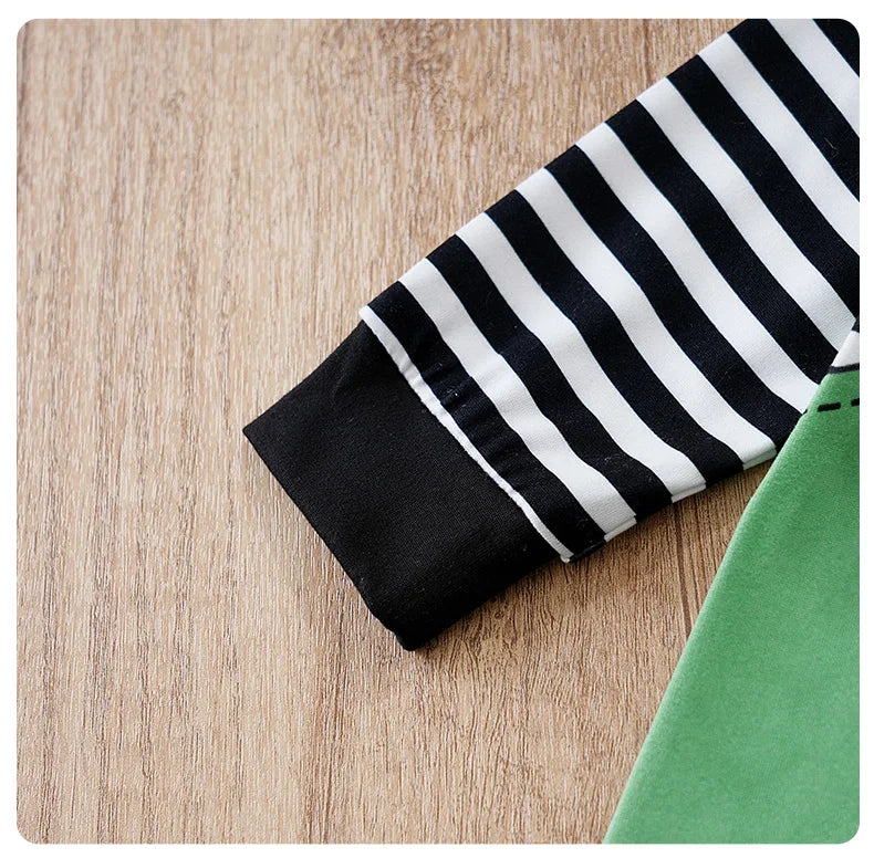 Macacão Bebê Menino Zebra Verde detalhe 12 Raizza Kids