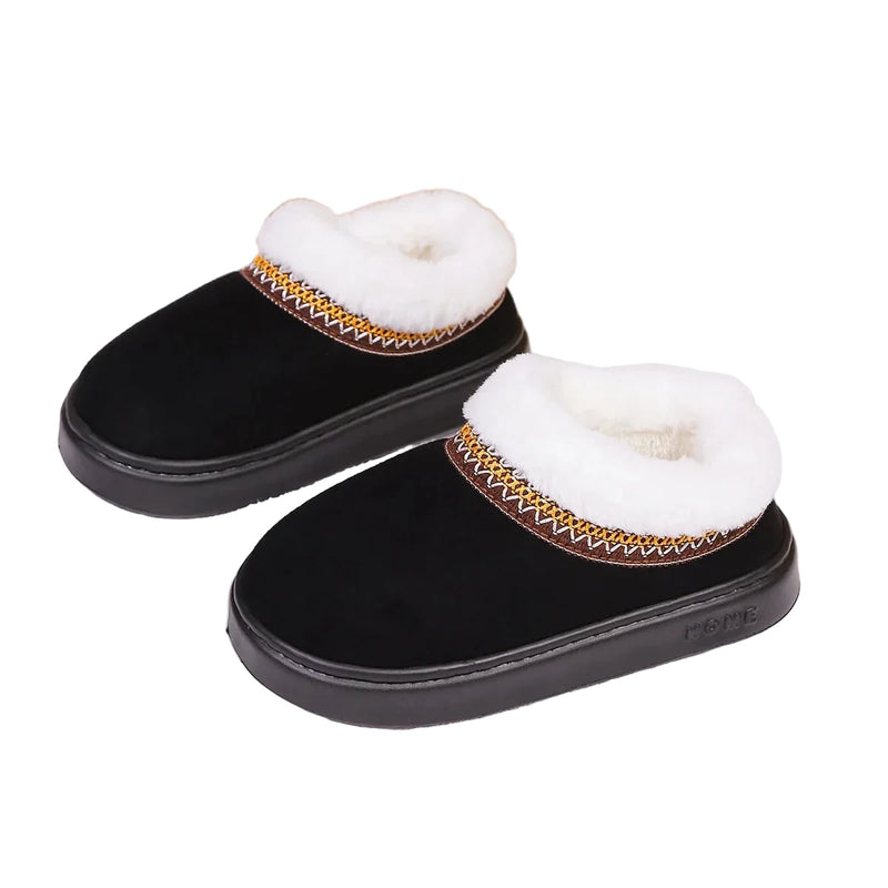 Botinha Feminina Peluciada Plataforma cor Preto tamanho 36-37 Raizza Kids