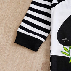Romper Bebê Panda 3D em Algodão detalhe 3 Raizza Kids