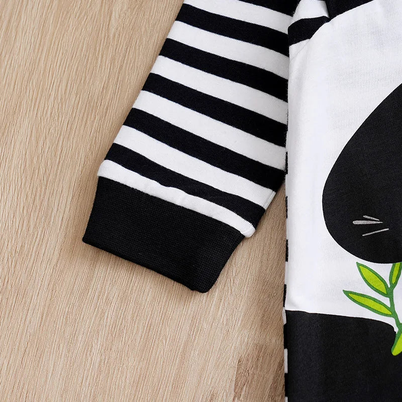 Romper Bebê Panda 3D em Algodão detalhe 3 Raizza Kids