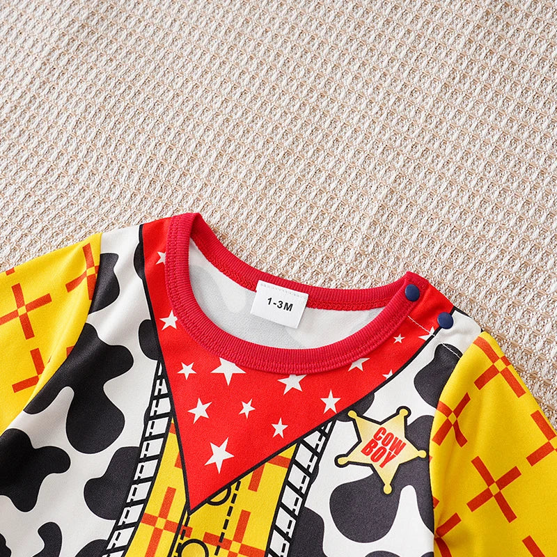 Macacão Bebê Anime Amarelo detalhe 3 Raizza Kids