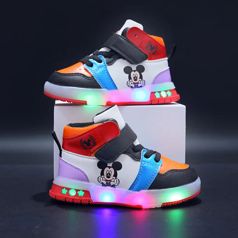 Tênis Infantil Mickey e Minnie de Led