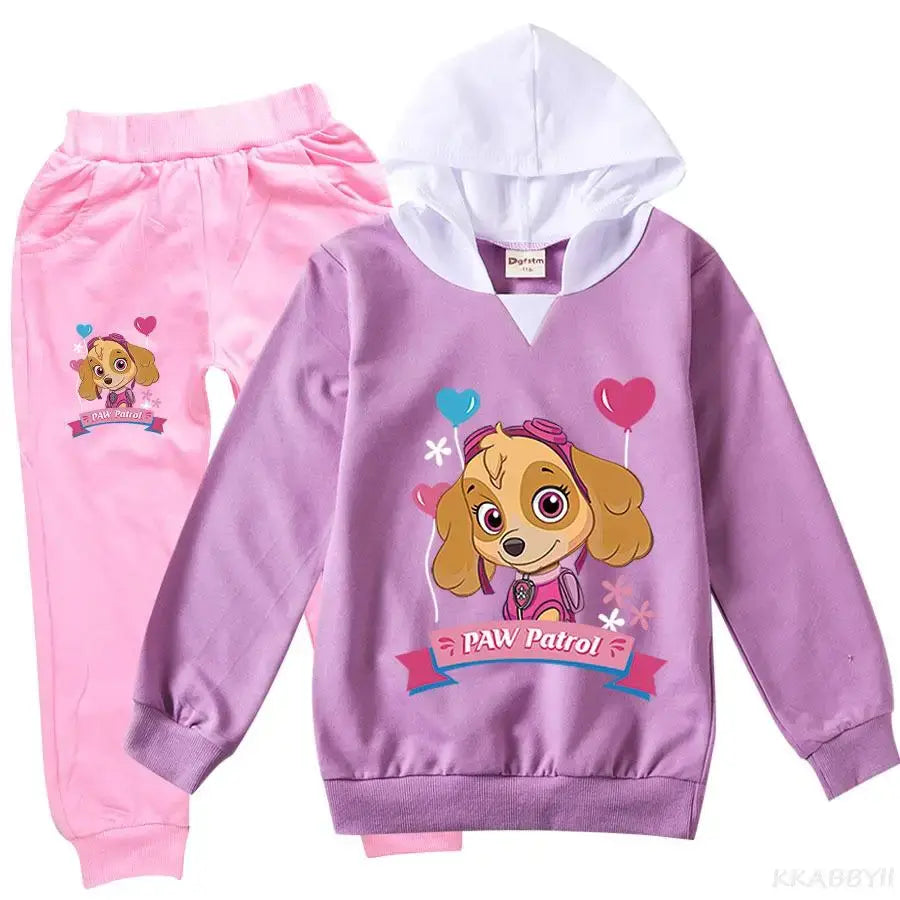 Conjunto Moletom Infantil Patrulha Canina Skye