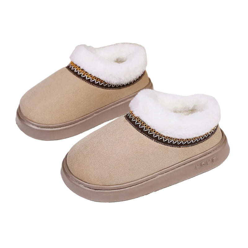 Botinha Feminina Peluciada Plataforma cor Cáqui tamanho 36-37 Raizza Kids