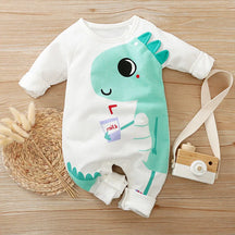 Macacão Bebê Dinossauro 3D Rosa e Verde cor Verde tamanho 9 a 12 meses Raizza Kids