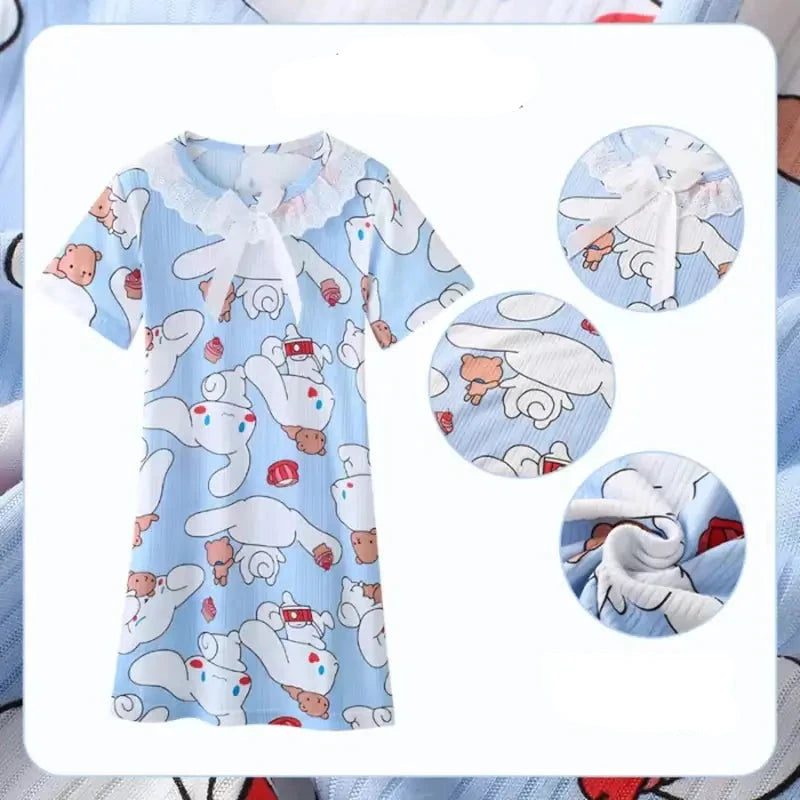 Camisola-Infantil-Cinnamoroll-Conforto-Algodão-Raizza-Kids