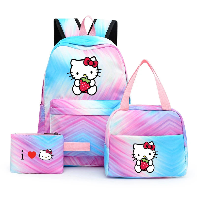 Mochila Escolar Hello Kitty