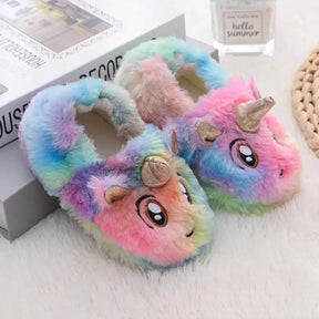 Pantufa Infantil Unicórnio Colorida - Raizza