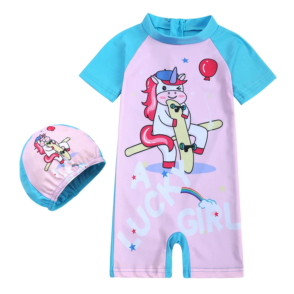 Roupa de Banho Infantil Personagens Fun