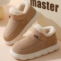 Pantufa de Inverno Peluciada Adulto cor Cáqui tamanho 40-41 Raizza Kids