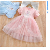Vestido Infantil Frozen Elegante