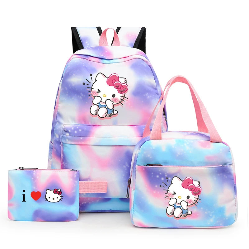 Mochila Escolar Hello Kitty