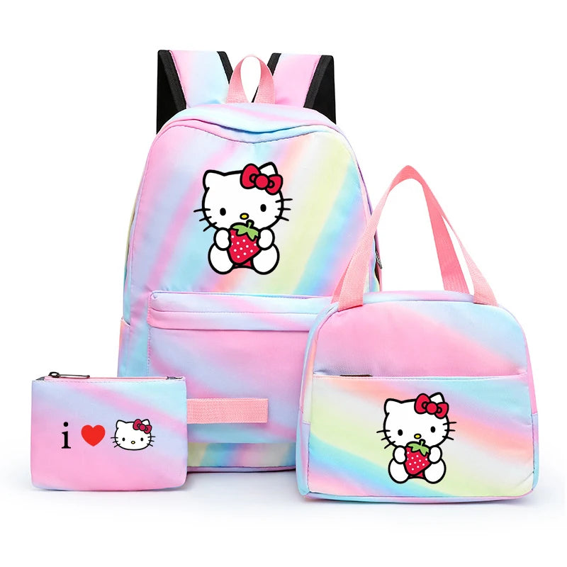 Mochila Escolar Hello Kitty