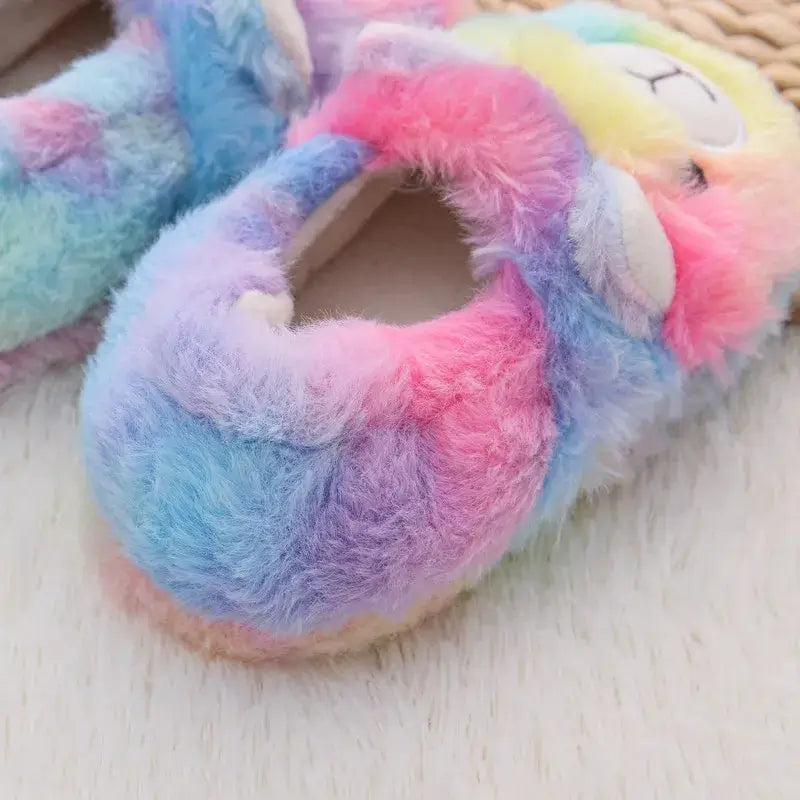 Pantufa Infantil Unicórnio Colorida - Raizza