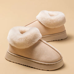 Pantufa Masculina Botinha Peluciada cor Bege tamanho 40-41 Raizza Kids