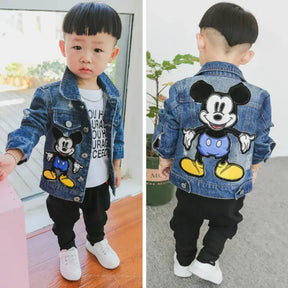 Jaqueta Jeans Infantil Mickey - Raizza