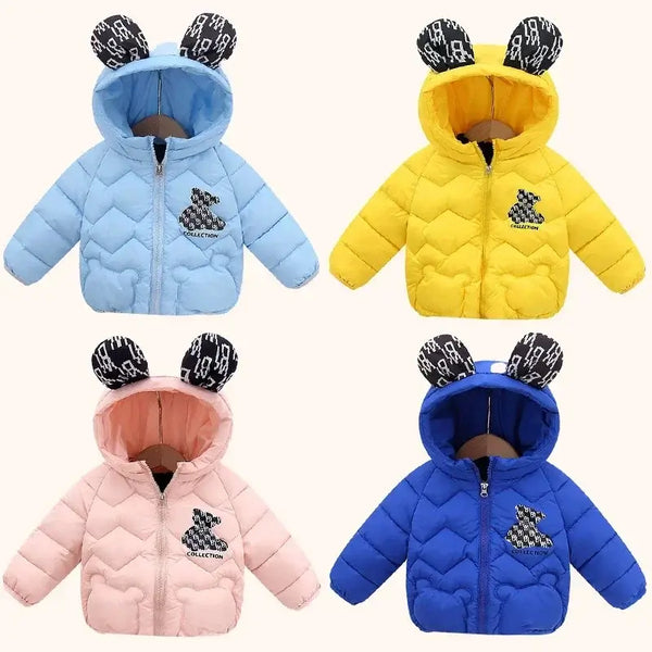 Jaqueta Puffer Infantil Casaco do Mickey - Raizza Kids